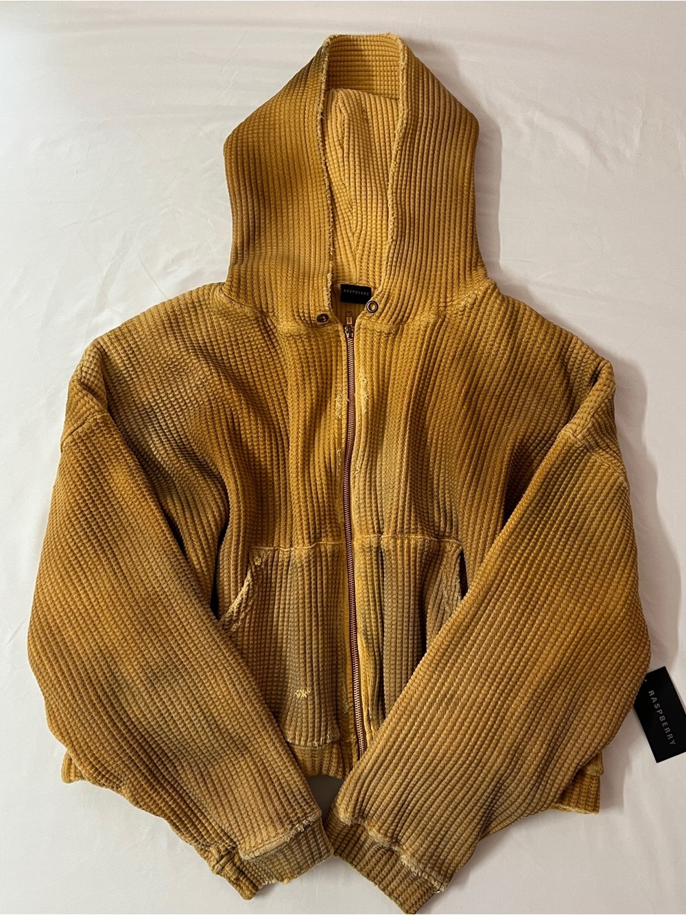 GV Gallery Raspberry Hills Waffle Thermal Zip Up